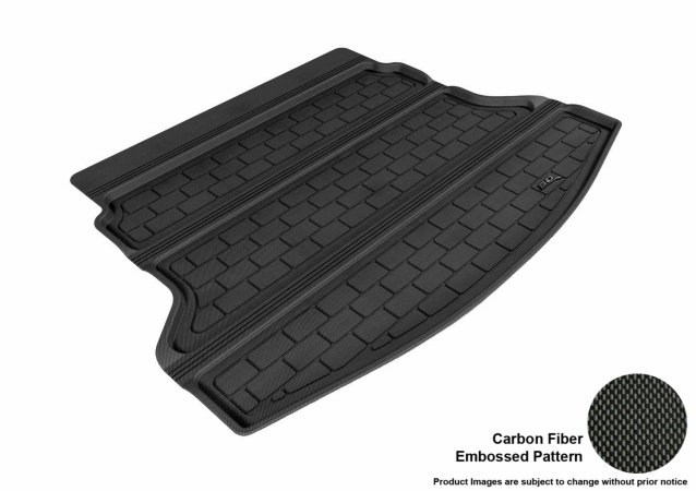 U Ace M1HD0431309 3D Maxpider Cargo Custom Fit All-Weather Kagu Black Floor Mat for 2012-2015 Honda CR-V Models