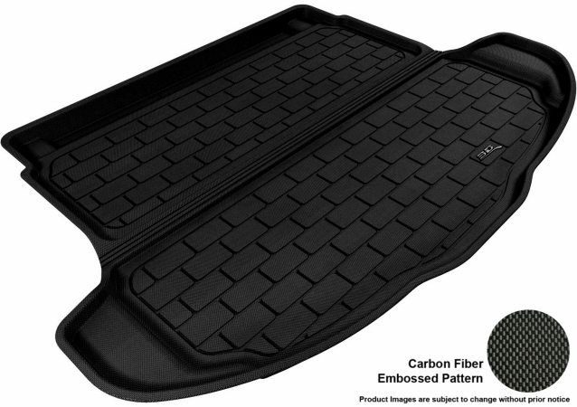 U Ace M1HD0461309 3D Maxpider Cargo Custom Fit All-Weather Kagu Black Floor Mat for 2007-2011 Honda CR-V Models
