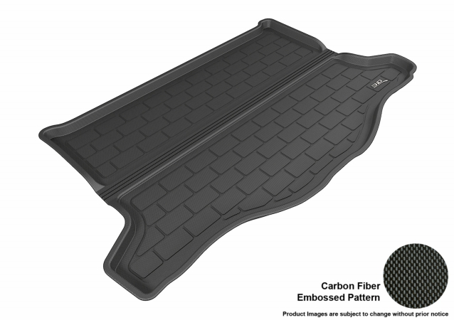 U Ace M1HD0551309 3D Maxpider Cargo Custom Fit All-Weather Kagu Black Floor Mat for 2015-2016 Honda Fit Models