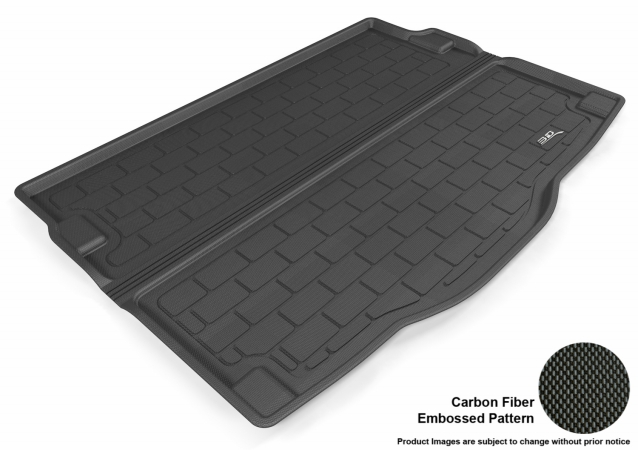 U Ace M1HY0181309 3D Maxpider Cargo Custom Fit All-Weather Kagu Black Floor Mat for 2013-2014 Hyundai Elantra GT Models