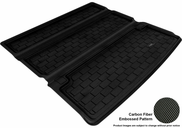 U Ace M1IN0081309 3D Maxpider Cargo Custom Fit All-Weather Kagu Black Floor Mat for 2014-2016 - QX56 2011-2013 Infiniti QX80 Models