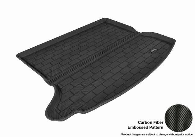 U Ace M1MZ0431309 3D Maxpider Cargo Custom Fit All-Weather Kagu Black Floor Mat for 2014-2016 HB Mazda Mazda3 Models