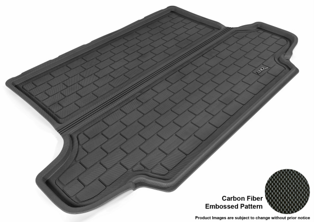 U Ace M1NS0371309 3D Maxpider Cargo Custom Fit All-Weather Kagu Black Floor Mat for 2005-2015 Nissan Xterra Models