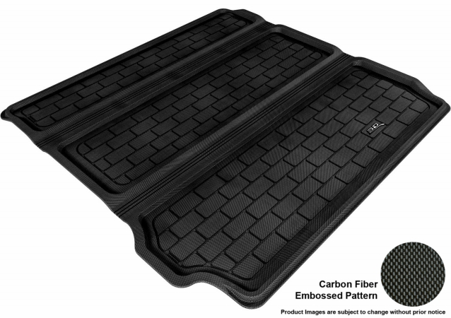 U Ace M1NS0401309 3D Maxpider Cargo Custom Fit All-Weather Kagu Black Floor Mat for 2005-2012 Nissan Pathfinder Models