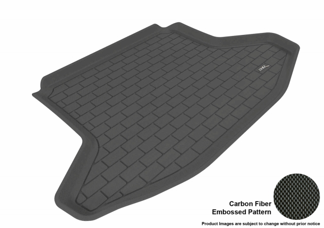 U Ace M1TY0341309 3D Maxpider Cargo Custom Fit All-Weather Kagu Black Floor Mat for 2004-2009 Toyota Prius Models