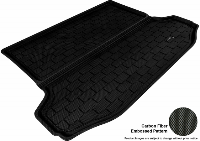 U Ace M1TY0481309 3D Maxpider Cargo Custom Fit All-Weather Kagu Black Floor Mat for 2006-2012 Toyota Rav4 Models
