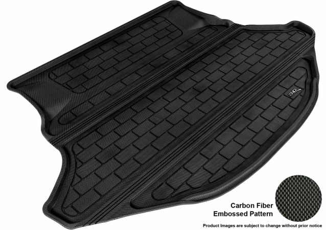 U Ace M1TY0781309 3D Maxpider Cargo Custom Fit All-Weather Kagu Black Floor Mat for 2009-2015 Toyota Venza Models