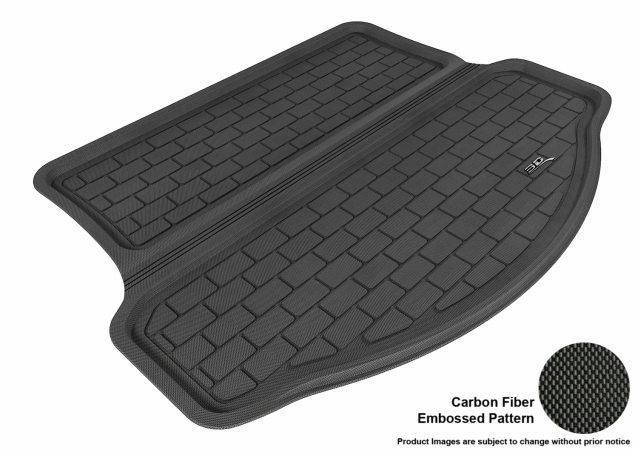 U Ace M1TY1271309 3D Maxpider Cargo Custom Fit All-Weather Kagu Black Floor Mat for 2013-2015 Toyota Rav4 Models