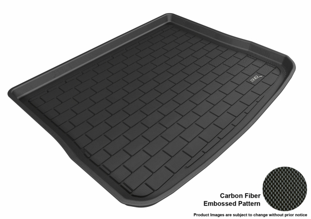 U Ace M1VW0211309 3D Maxpider Cargo Custom Fit All-Weather Kagu Black Floor Mat for 2009-2016 Volkswagen Tiguan Models