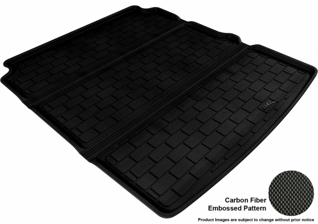 U Ace M1VW0381309 3D Maxpider Cargo Custom Fit All-Weather Kagu Black Floor Mat for 2012-2016 Volkswagen Passat Models