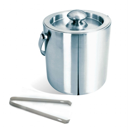 Picture of Visol VAC225 Brushed Stainless Steel Ice Bucket with Tongs