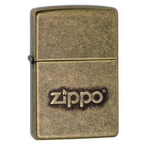 28994 Stamped Antique Brass Lighter