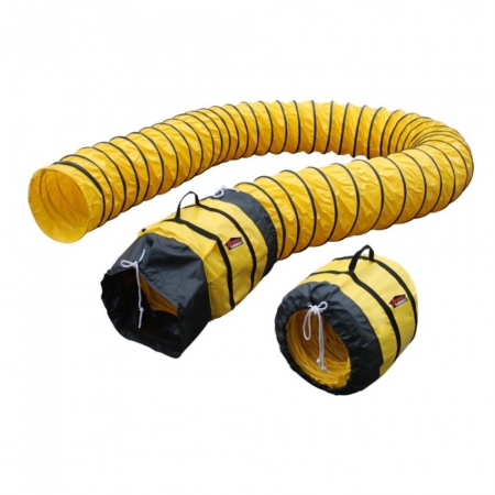 16 in. dia. 15 ft. Extra Flexible Ventilation PVC Duct Hose