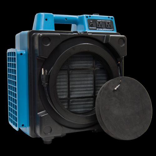 Picture of XPOWER Manufacture X-2480A-Blue 3 Stage Filtration HEPA Purifier System Mini Air Scrubber, Blue