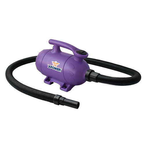 Picture of XPOWER Manufacture B-2-Purple 2 HP Pro at Home Pet Grooming Force Dryer & Vacuum, Purple