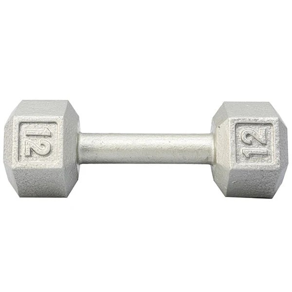 12lbs Cast Iron Hex Dumbbell