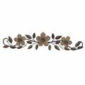 Stratton Home Decor S01207 Floral Patterned Wood Over the Door Wall Decor Stratton Home Decor S01207 Floral Patterned Wood Over the Door Wall Decor