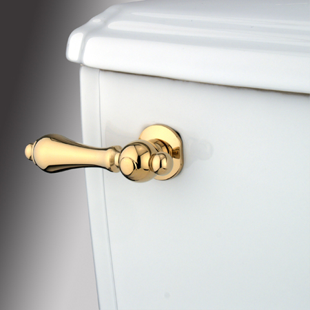KTAL32 Restoration Tank Lever - Polished Brass