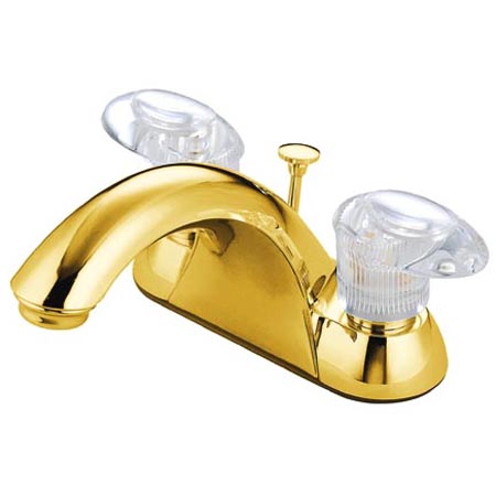 Picture of Kingston Brass KB2152 4 Inch Center Lavatory Faucet - Polished Brass