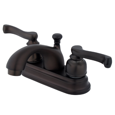 Picture of Kingston Brass KB5605FL 4 Inch Center Lavatory Faucet - Oil Rubbed Bronze