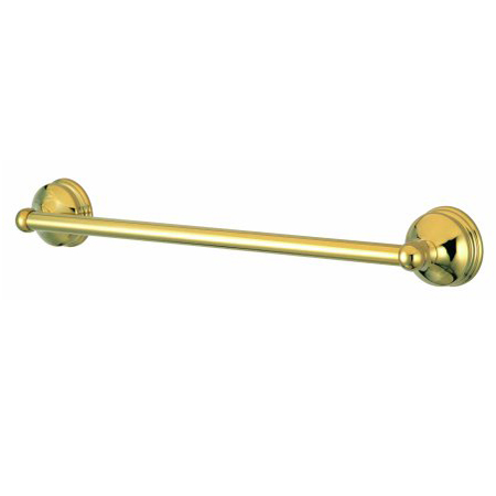 Vintage Classic 18 Inch Towel Bar - Polished Brass