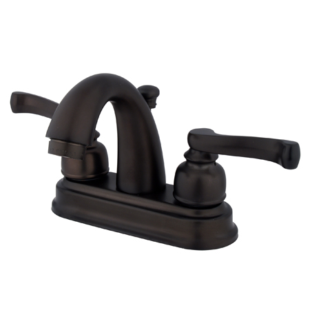 Picture of Kingston Brass KB5615FL 4 Inch Center Lavatory Faucet - Oil Rubbed Bronze