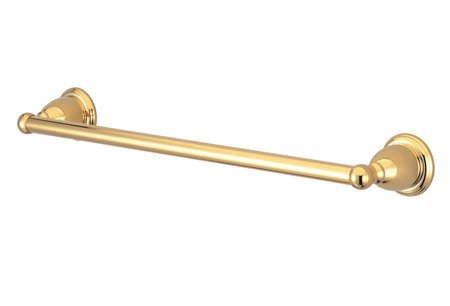 BA1752PB Heritage 18 Inch Wall Mount Towel Bar - Polished Brass