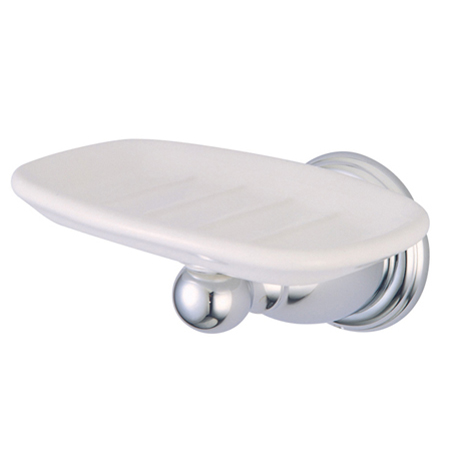 Heritage Wall-Mount Soap Dish, Polished Chrome