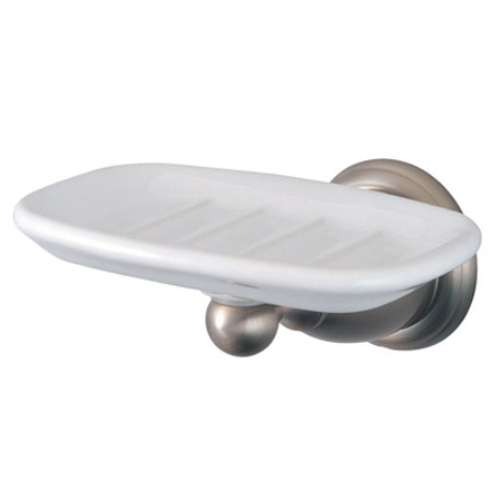 Heritage Wall-Mount Soap Dish, Brushed Nickel