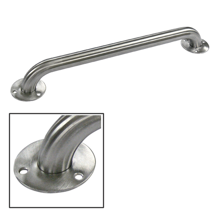 24in. ADA Compliant Grab Bar - Stainless Steel - 1 Pack - Durable Design