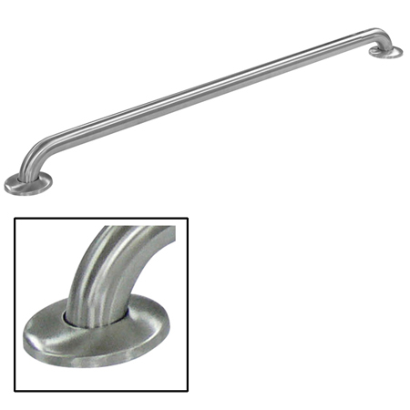 42 Inch Concealed Flange Ada Grab Bar - Stainless Steel