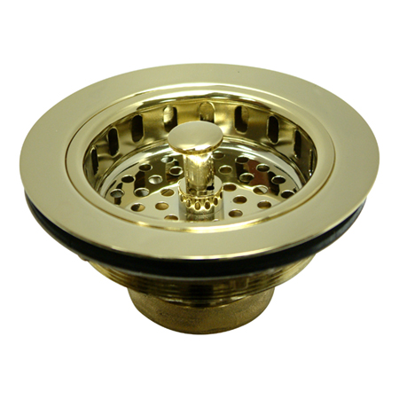 Picture of Kingston Brass KBS1002 Kitchen Sink Strainer - Polished Brass