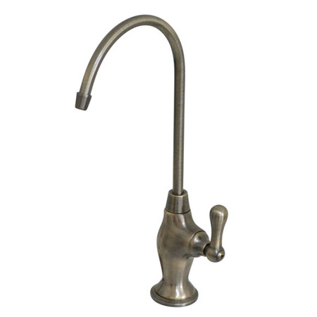 Restoration Single Handle Water Filtration Faucet Antique Brass