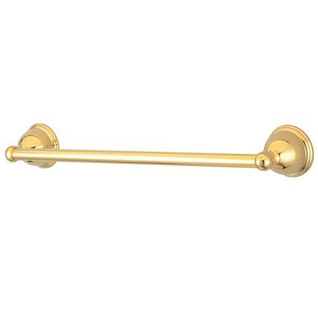 Restoration 18 Inch Towel Bar - Polished Brass