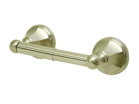 Metropolitan Toilet Paper Holder - Satin Nickel - Standard Size - 1 Pack - Solid Brass Construction