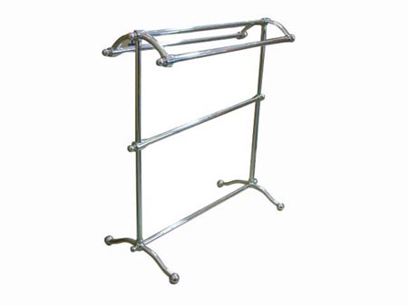 CC2291 Free Standing Towel Rack - Polished Chrome