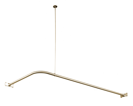 CC3148 Corner Shower Rod - Satin Nickel