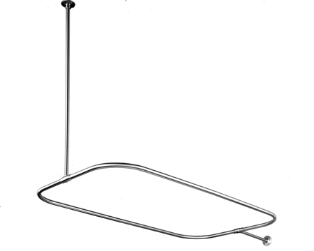 CC3151 Shower Ring With Ceiling Support - Polished Chrome