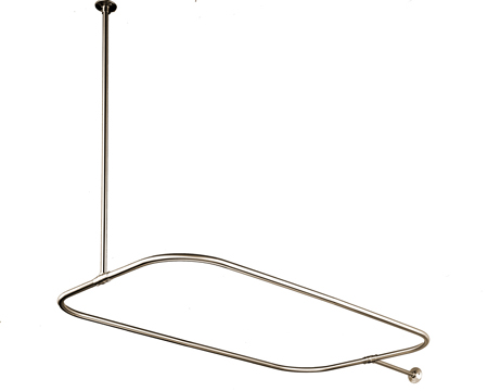 CC3158 Shower Ring With Ceiling Support - Satin Nickel