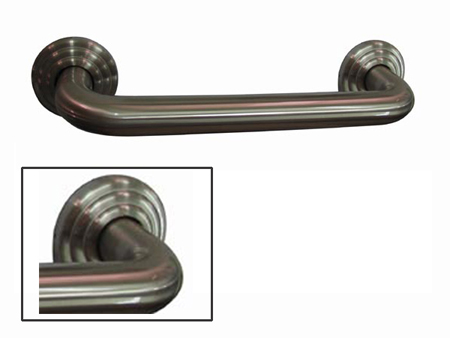 12 Inch Restoration Decor  Grab Bar - Satin Nickel