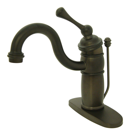 Picture of Kingston Brass KB1405BL Mono Deck Lavatory Faucet - Oil Rubbed Bronze