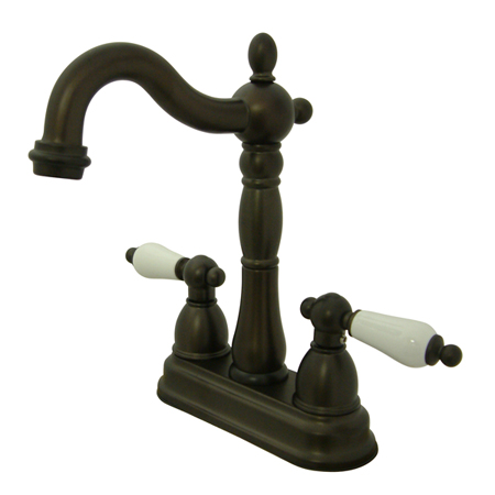 Picture of Kingston Brass KB1495PL 4 Inch Center Bar Faucet - Oil Rubbed Bronze