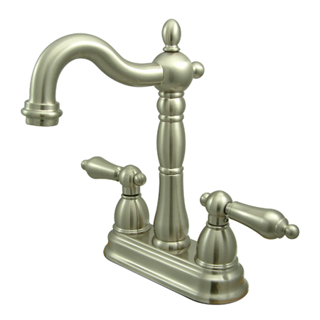 Picture of Kingston Brass KB1498AL 4 Inch Center Bar Faucet - Satin Nickel