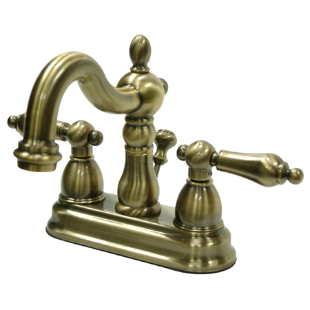 Picture of Kingston Brass KB1603AL 4 in. Centerset Bathroom Faucet  Antique Brass