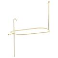 Kingston Brass ABT1040-2 Oval-Shape Shower Riser With Enclosure - Polished Brass Kingston Brass ABT1040-2 Oval-Shape Shower Riser With Enclosure - Polished Brass