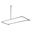 Kingston Brass CC3131 D-Shape Shower Rod - Polished Chrome Kingston Brass CC3131 D-Shape Shower Rod - Polished Chrome