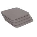 Picture of Flash Furniture 4-JJ-SEA-PL01-GY-GG Perry Poly Resin Wood Seat with Rounded Edges for Colorful Metal Chairs & Stools&#44; Grey - Set of 4