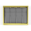 Hearth Craft 938291 Ultraview Fireplace Doors Polished Brass 42 Lbs