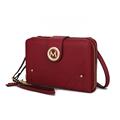 Picture of MKF Collection MKF-WOS100RD Sage Cell-phone - Wallet Crossbody Bag with Optional Wristlet by Mia K.