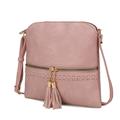 Picture of MKF Collection by Mia K. MKF-2518A-PK Corina Marbleized Vegan Leather Womens crossbody